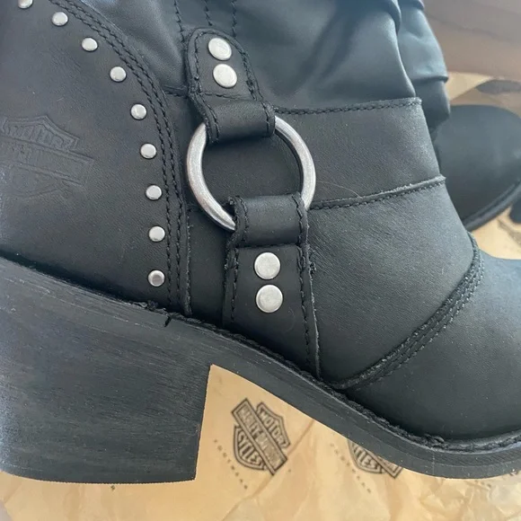 Women’s Harley Davidson leather boots - Picture 6 of 14